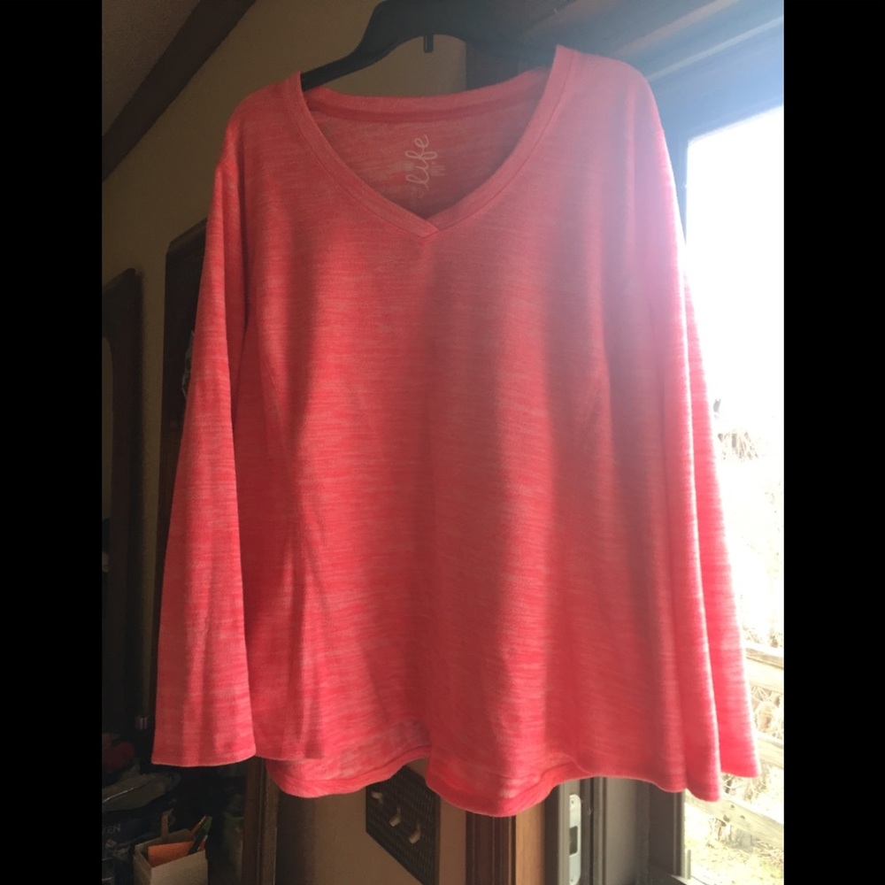 active pink  fleece sweat shirt